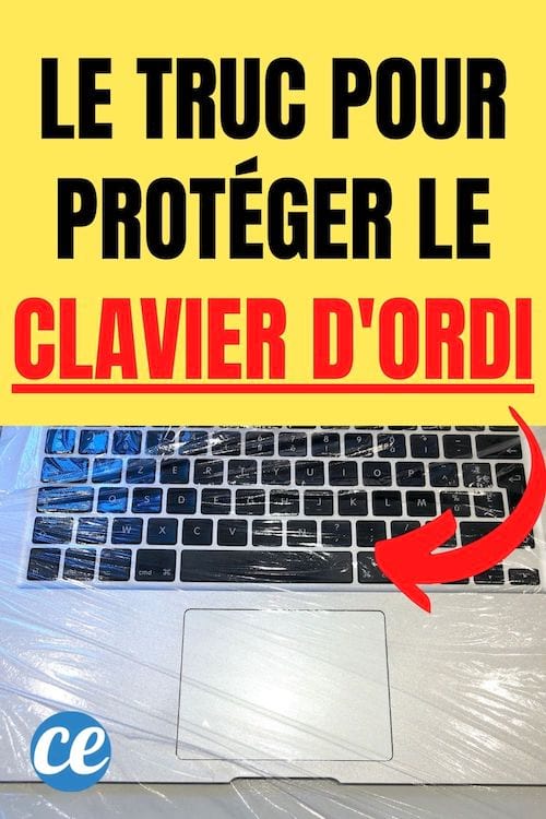 Protéger le clavier d'ordinateur avec du film étirable