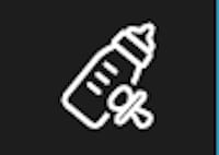 Symbole de machine à laver pour le lavage du linge de bébé