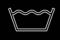 Symbole de machine à laver pour le programme de rinçage