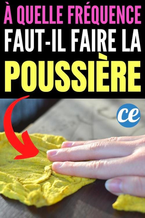 à quelle fréquence faut-il faire la poussière chez soi ?