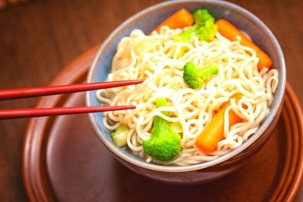 soupe avec nouille pour atténuer les épices