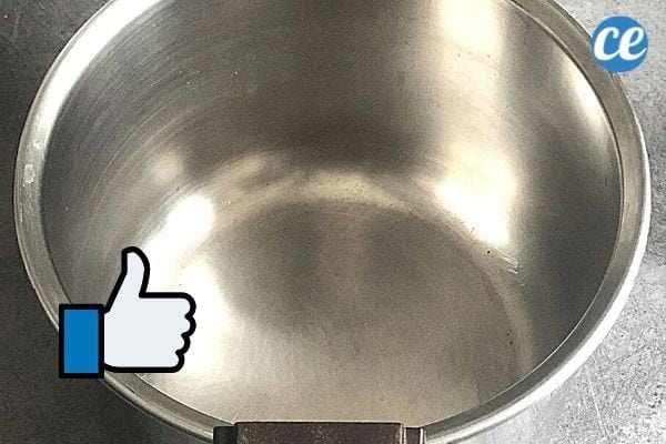 a clean and shiny pressure cooker