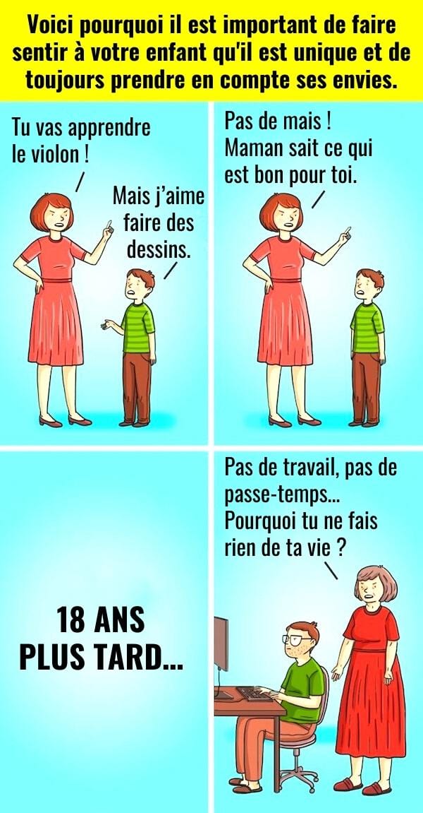 Pourquoi il est important de respecter les envies de vos enfants.