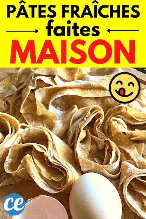 pâtes fraiches aux oeufs recette facile maison