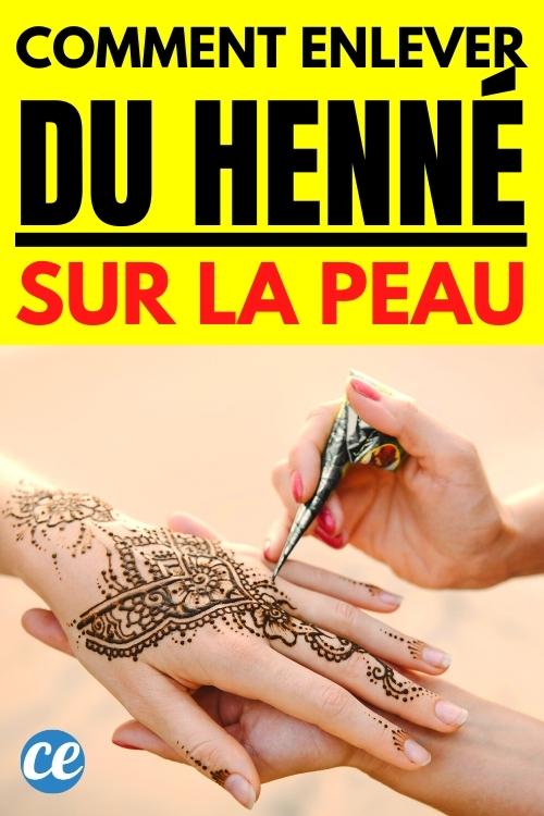 13 Astuces Pour Enlever le Henné En Quelques Minutes (Sur les Mains et Cheveux).