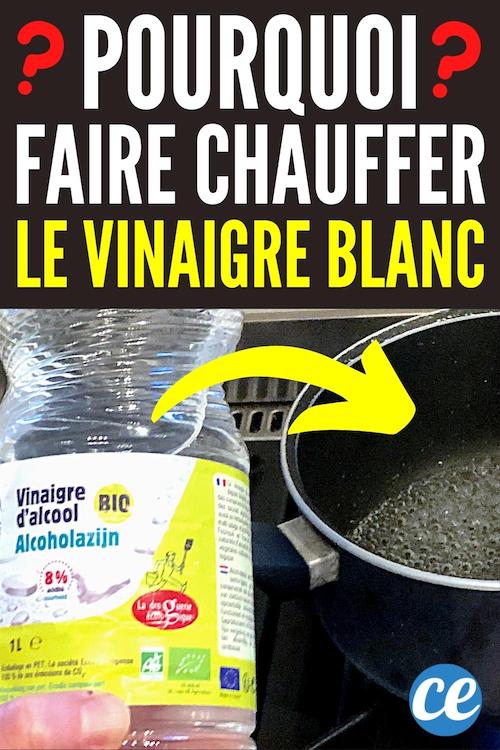 Faire Chauffer du Vinaigre Blanc Bonne Ou (Très) Mauvaise Idée