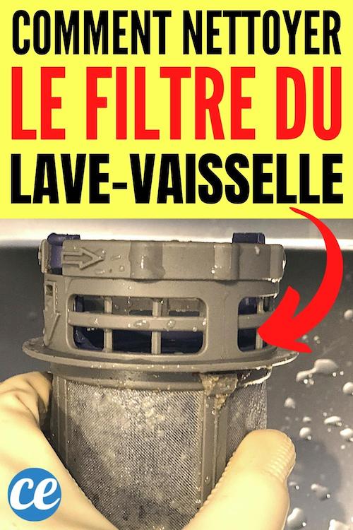 Nettoyez le Filtre du LaveVaisselle Facilement Avec Cette Astuce.
