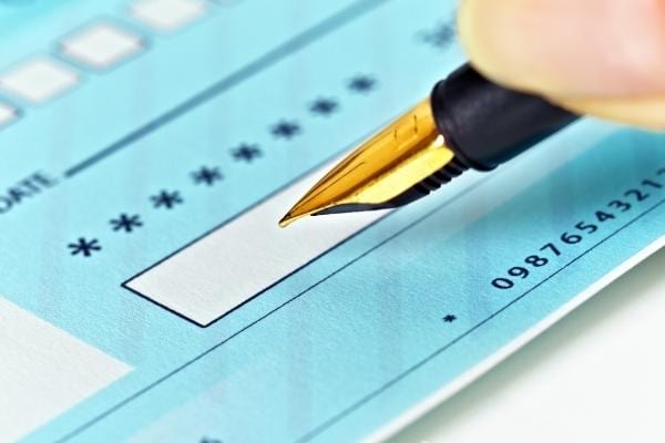 Un chèque frauduleux utilisé pour payer sur le bon coin