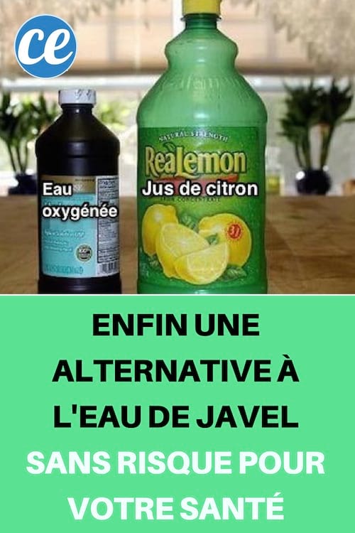 Une alternative naturelle à l'eau de javel