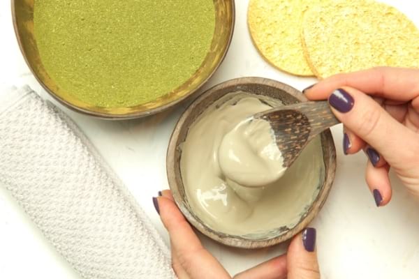 argile verte pour purifier bouton de fièvre