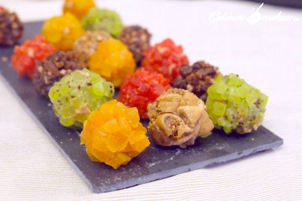 Billes de foie gras pour apéritif de nouvel an