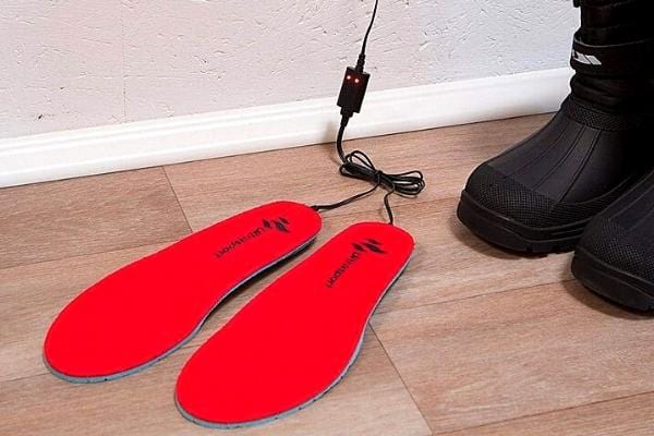 Semelles chauffantes Thermo Soles avec télécommande