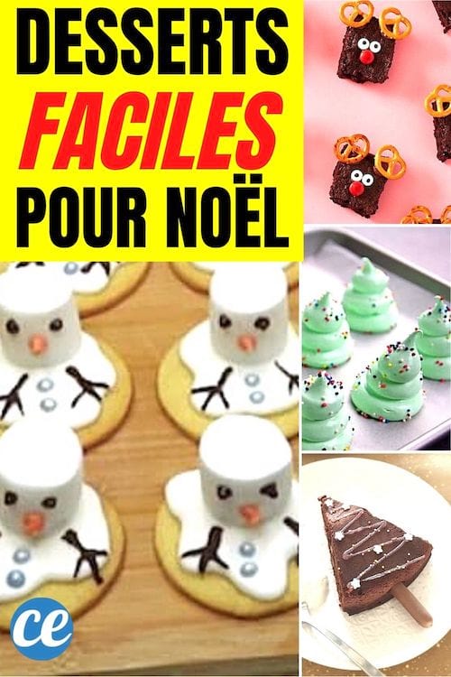 des desserts pour noël économiques faciles et rapides à faire