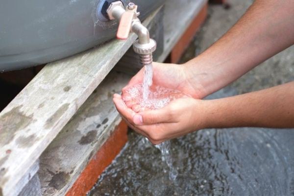 citerne avec eau de pluie