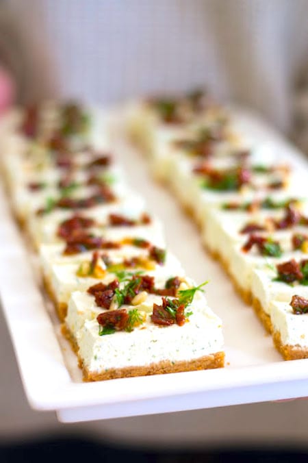 des mini cheesecakes salés pour l'apéro