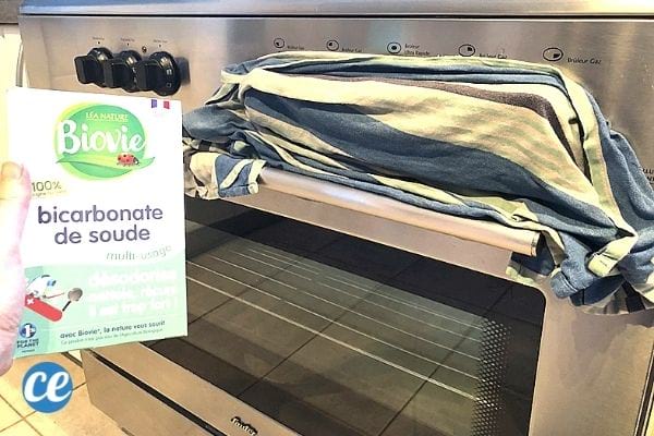 nettoyer les boutons de gazinière avec du bicarbonate