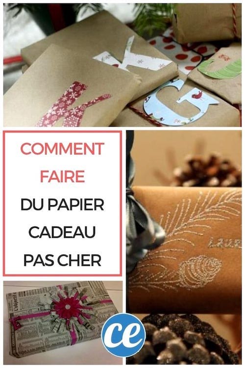 idées pour faire des papiers cadeaux maison