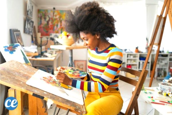 Au lieu de vous ennuyer, essayer de peindre un portrait !