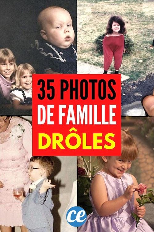 des vieilles photos de familles bizarres et amusantes