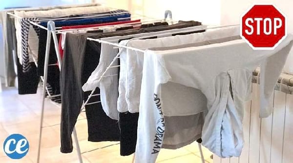Pourquoi il Ne Faut (Vraiment) Pas Sécher le Linge à l'Intérieur