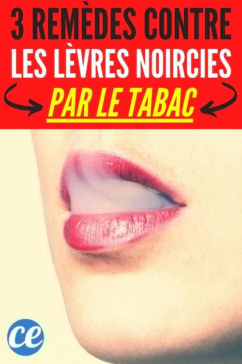 3 remèdes pour détacher les lèvres noircies par la cigarette