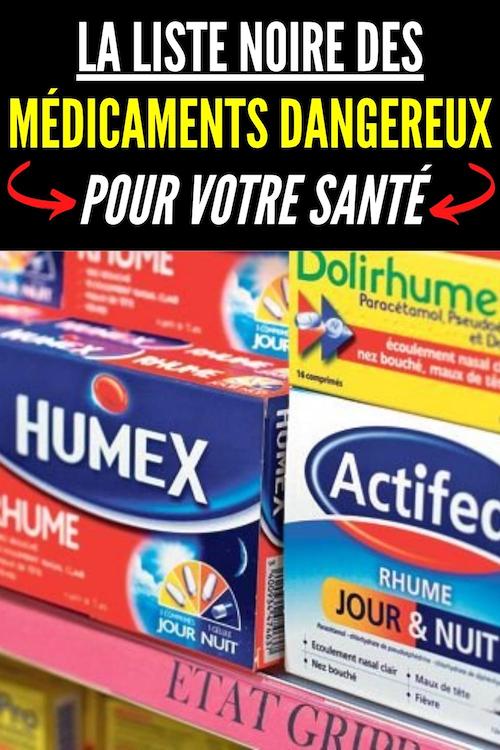 La Liste Noire des 95 Médicaments Dangereux Pour Votre Santé.