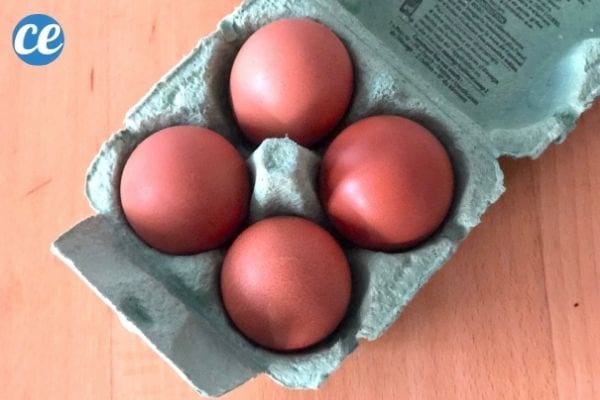une boite de 4 oeufs
