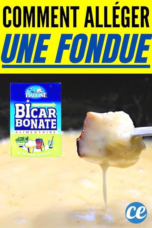 comment alléger une fondue savoyarde avec du bicarbonate de soude