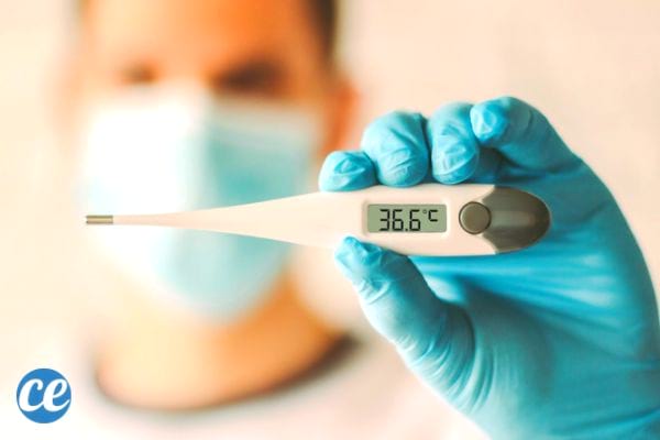 Une température normale sur un thermomètre chez quelqu'un qui ne mange plus de sucre. 