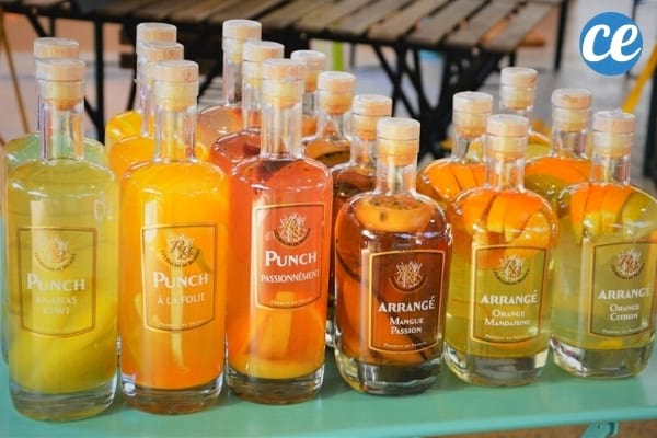 rhum arrangé avec écorce de clémentine