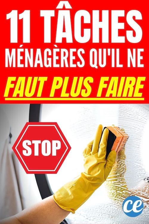 11 tâches ménagères qu'il ne faut plus faire