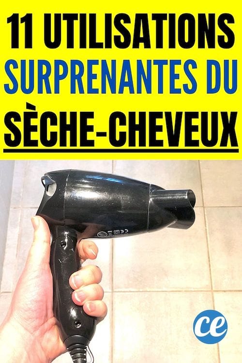 11 utilisations surprenantes du sèche-cheveux