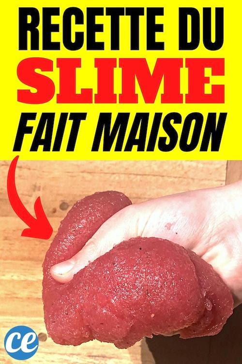 la recette du slime fait maison naturel sans colle