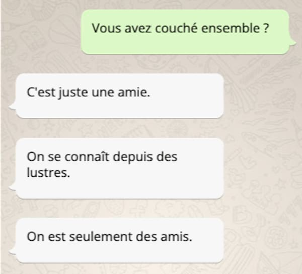 Pour vous convaincre, les menteurs répèteront plusieurs fois la même chose.