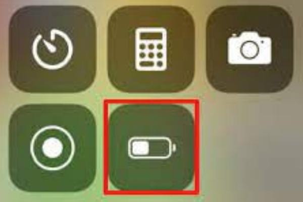 Icône d'économie énergie sur Iphone