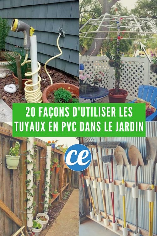 20 fa&ccedil;ons d'utiliser les tuyaux PVC dans le jardin