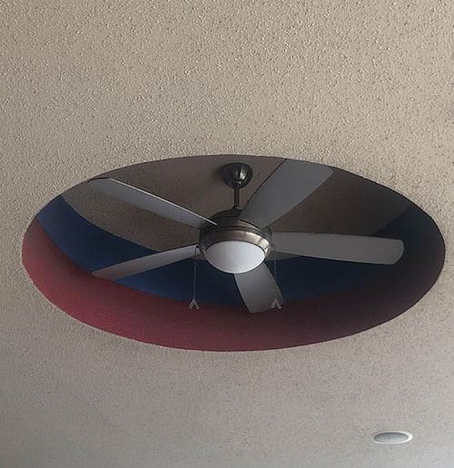 Ventilateur d'air au plafond 