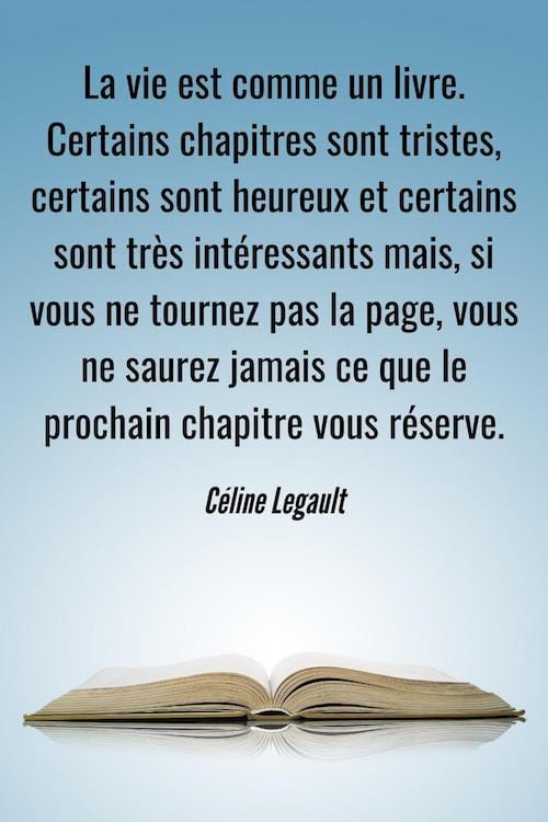 La vie est comme un livre 