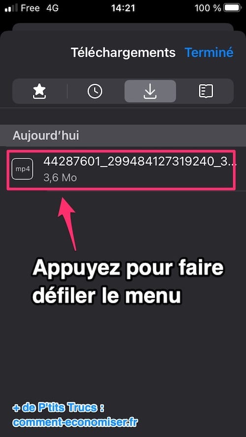 Avec le site fdown.net, vous pouvez enregistrer une vidéo Facebook gratuitement sur votre smartphone.