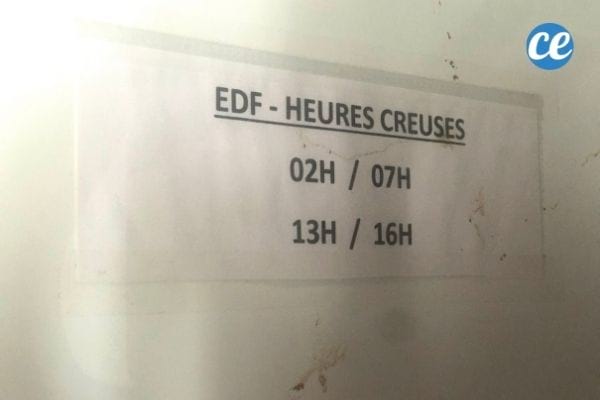 EDF heures creuses