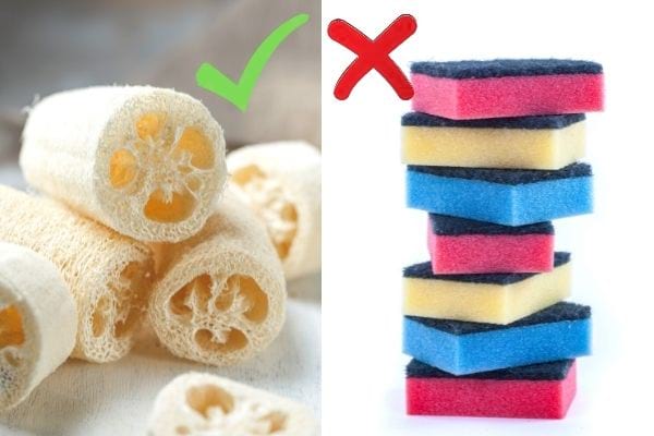 choisir une éponge naturelle lavable