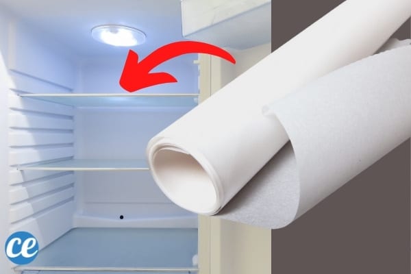 Legen Sie zum Schutz Pergamentpapier in den Kühlschrank