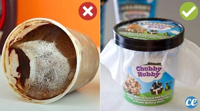 Eis vor dem Einfrieren schützen