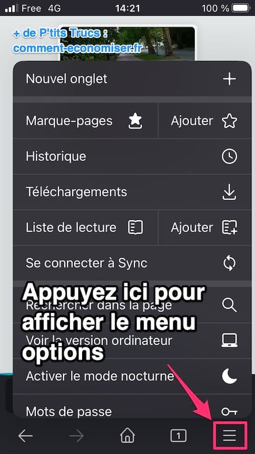 Utilisez Firefox et le site fdown.net pour enregistrer une vidéo Facebook gratuitement sur votre téléphone.