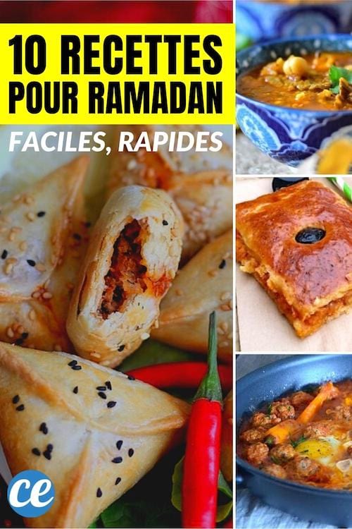 10 recettes à faire pour ramadan faciles et rapides