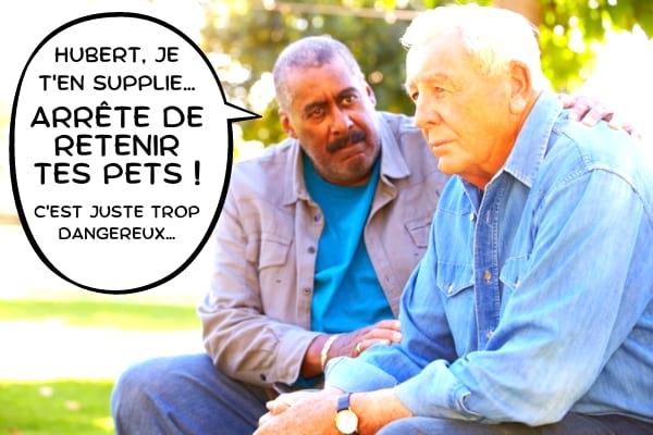 Il est très rare de mourir parce que vous retenez vos pets trop longtemps.