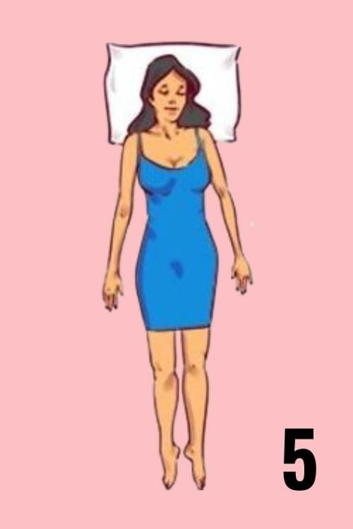 Dormir en position de soldat au garde-à-vous indique que vous êtes une personne équilibrée.