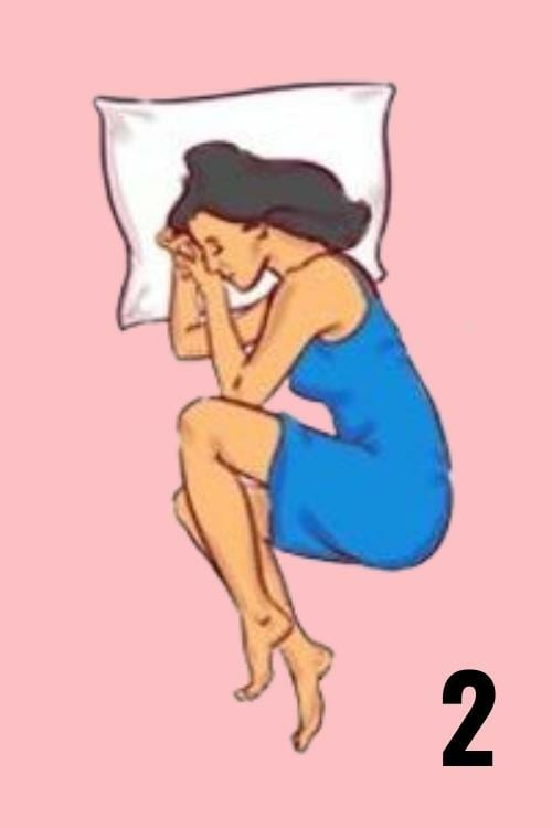 Dormir en positon fœtale indique une personnalité sensible et un manque d'affection.