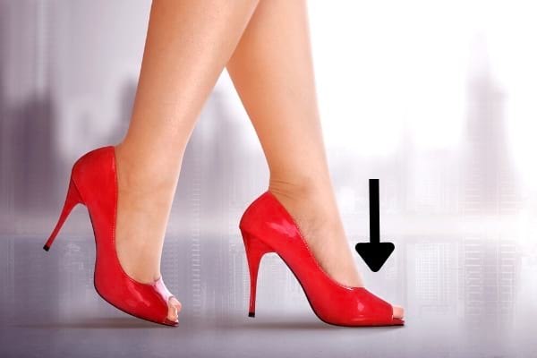 chaussures à talons rouges