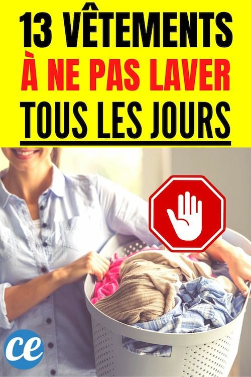 13 vêtements à ne pas laver tous les jours